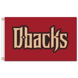 MLB Arizona Diamondbacks 3'x5 'Polyester Fahnen Rückblenden