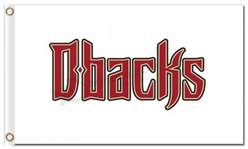 Mlb arizona diamondbacks 3'x5'聚酯旗帜dbacks