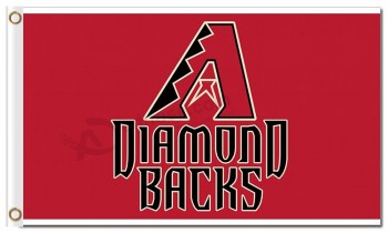MLB Arizona Diamondbacks 3'x5 'polyester vlaggen
