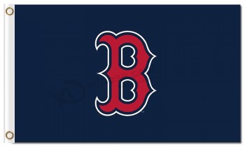Mlb boston red sox 3'x5 'полиэфирные флаги столицы b