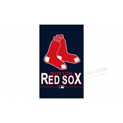 Mlb Boston rot sox 3'x5 'Polyester Fahnen vertikal