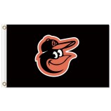 Mlb baltimore orioles 3'x5 'bandiere poliestere piccolo logo