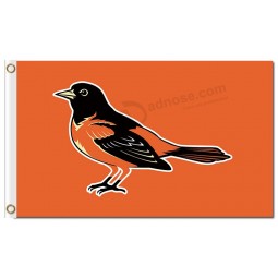 Alta personalizado-Final mlb baltimore orioles 3'x5 'bandeiras de poliéster orioles