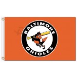 Benutzerdefinierte hoch-Ende mlb Baltimore Orioles 3'x5 'Polyester Flaggen Logo