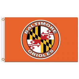 Alta personalizado-Fim mlb baltimore orioles 3'x5 'bandeiras de poliéster