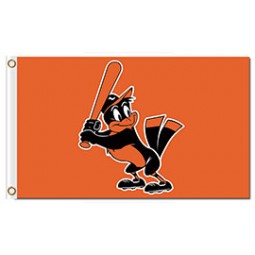 Benutzerdefinierte hoch-Ende mlb Baltimore Orioles 3'x5 'Polyester Flaggen Logo
