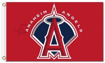 Haut personnalisé-Fin mlb los angeles anges des drapeaux d'anaheim