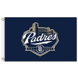 Benutzerdefinierte billig mlb san diego padres 3'x5 'polyester fahnen 1969
