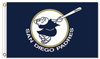 定制廉价mlb圣地亚哥padres 3'x5'聚酯标志