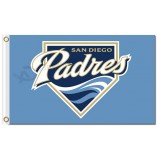 Benutzerdefinierte billig mlb san diego padres 3 'x 5' polyester fahnen logo