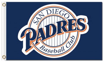 Custom cheap MLB San Diego Padres 3'x5' polyester flags big padres