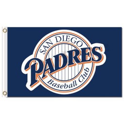 Custom goedkope mlb San Diego padres 3'x5 'polyester vlaggen grote padres