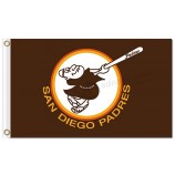 Custom cheap MLB San Diego Padres 3'x5' polyester flags