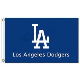 Benutzerdefinierte billige MLB Los Angeles Dodgers 3'x5 'Polyester Flaggen