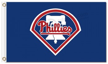 定制廉价mlb philadelphia phillies 3'x5'聚酯标志