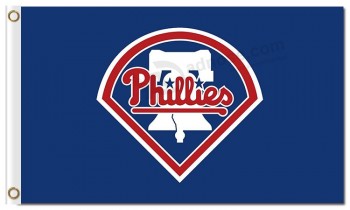 Custom cheap MLB Philadelphia Phillies 3'X5' polyester flags