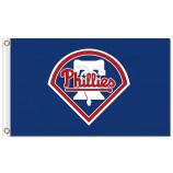 Kundenspezifische billige philadelphia phillies 3'x5 Polyesterflaggen