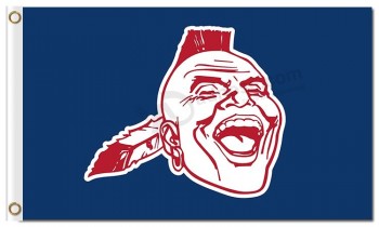 Benutzerdefinierte billige MLB Atlanta Braves 3'x5 'Polyester Flaggen Logo