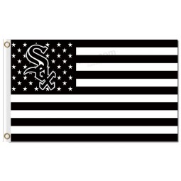 Wholesale custom cheap MLB Chicago White Sox 3'X5' polyester flags stars stripes