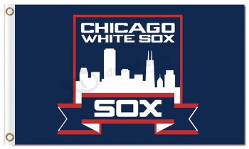Wholesale custom cheap MLB Chicago White Sox 3'X5' polyester flags