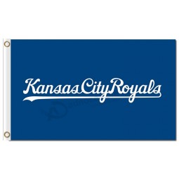 Großhandel benutzerdefinierte hoch-Ende mlb Kansas City Royals 3'x5 'Polyester Fahnen Buchstaben