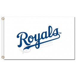 Großhandel benutzerdefinierte hoch-Ende mlb Kansas City Royals 3'x5 'Polyester Flaggen Royals
