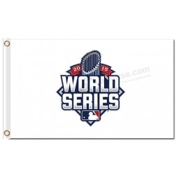 Großhandel benutzerdefinierte hoch-Ende mlb Kansas City Royals 3'x5 'Polyester Flaggen Welt Serie