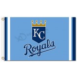 Großhandel benutzerdefinierte hoch-Ende mlb Kansas City Royals 3'x5 'Polyester Fahnen