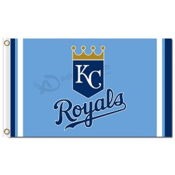 Wholesale custom high-end MLB Kansas city Royals 3'x5' polyester flags