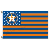 Großhandel benutzerdefinierte hoch-Ende MLB Houston Astros 3'x5 'Polyester Fahnen Sterne Streifen