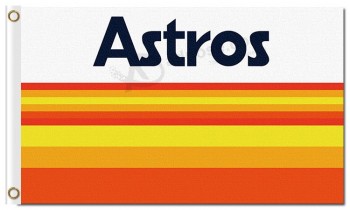 卸売カスタム高-終了mlbヒューストンastros 3'x5 'ポリエステルの旗アストロズ