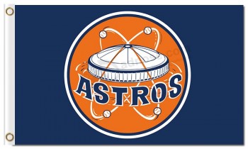 MLB Houston Astros 3'x5 'Polyester Fahnen rund