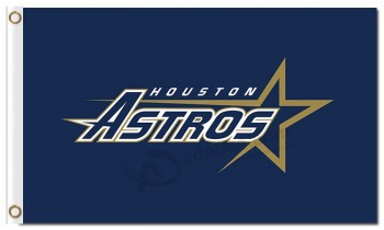 Mlb houston astros 3'x5'聚酯旗帜队名和明星