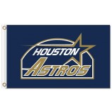 Mlb houston astros 3'x5 'Polyester Fahnen Team Name und Stern