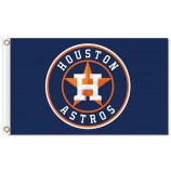 MLB Houston Astros 3'x5 'Polyester Fahnen blaue Fahne
