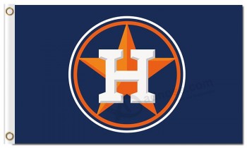 MLB Houston Astros 3'x5 'Polyesterfahnen