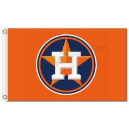 Mlb houston astros 3'x5'聚酯标志着资本h超过星级
