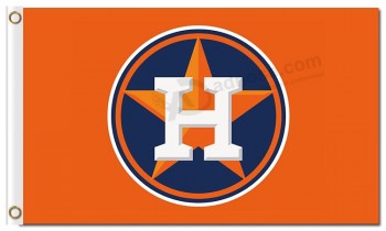 Mlb houston astros 3'x5'聚酯标志着资本h超过星级