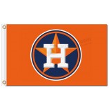 Mlb houston astros 3'x5 'polyester fahnen hauptstadt h über stern