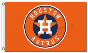 MLB Houston Astros 3'x5' polyester flags logo