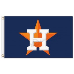 Mlb houston astros 3'x5'聚酯旗帜资本h