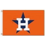 Mlb houston astros 3'x5 'Polyester Flaggen Hauptstadt h