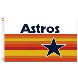 MLB Houston Astros 3'x5 'Polyester Fahnen Astros mit Stern