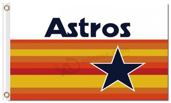 Mlb houston astros 3'x5'聚酯标志太空星球
