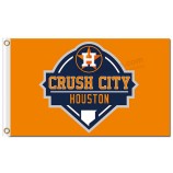 MLB Houston Astros 3'x5 'Polyesterfahnen