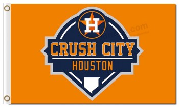 MLB Houston Astros 3'x5' polyester flags