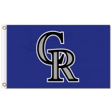 MLB Colorado Rockies 3'x5 'Polyester Fahnen cr