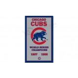 Großhandel benutzerdefinierte billige mlb chicago cubs 3'x5 'polyester flagge welt serie champions
