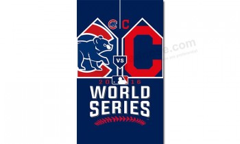 Wholesale custom cheap MLB Chicago Cubs 3'x5' polyester flag VS C