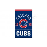Großhandel benutzerdefinierte billig mlb chicago cubs 3'x5 'polyester flagge chicago 1876
